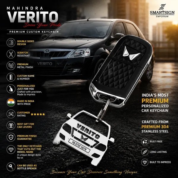 Mahindra_Verito_Model_Car_Key_Chain