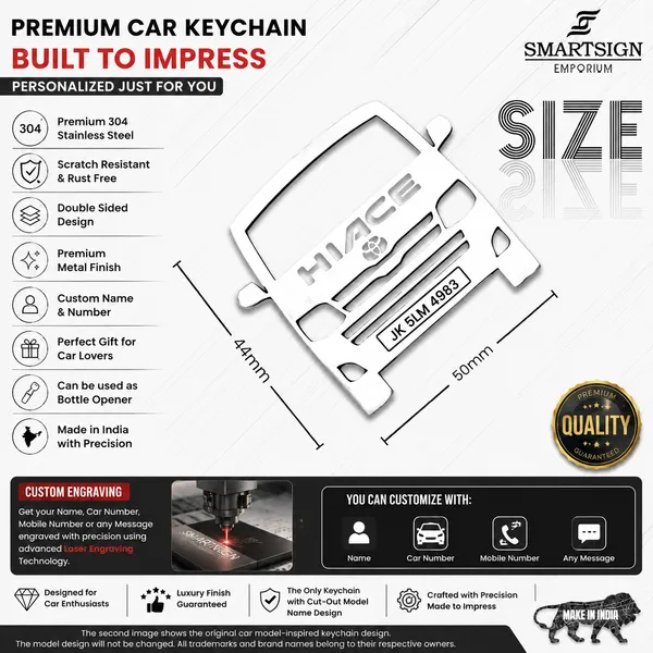 Toyota_Hiace_Model_Car_Key_Chain