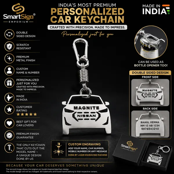 Nissan_Magnite_Model_Car_Key_Chain