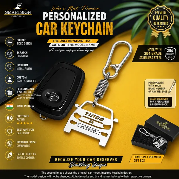 Tata_Tiago_Model_Car_Key_Chain