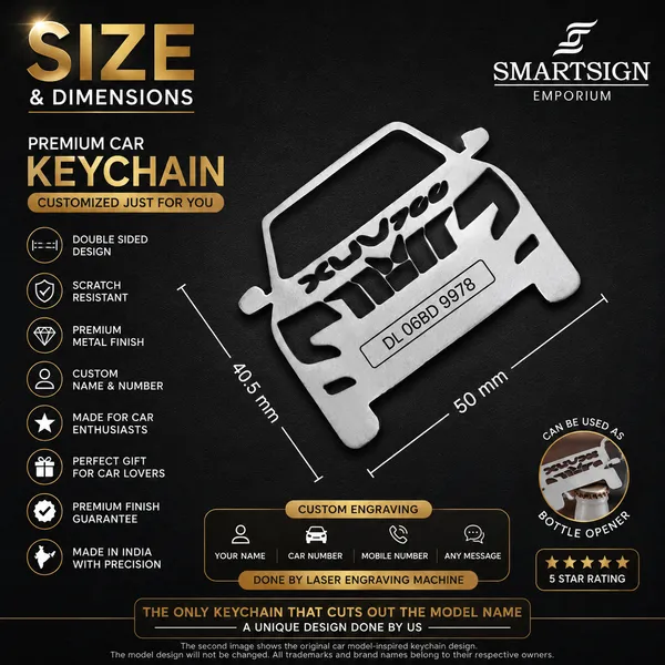 Mahindra_Xuv700_Model_Car_Key_Chain