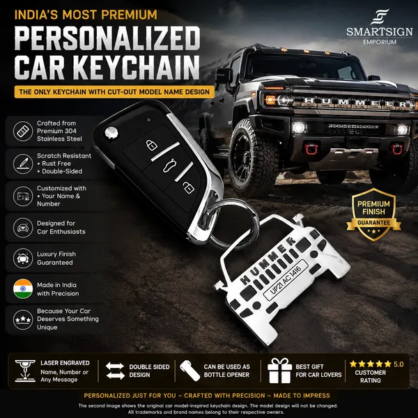 Gmc_Hummer_Model_Car_Keychain