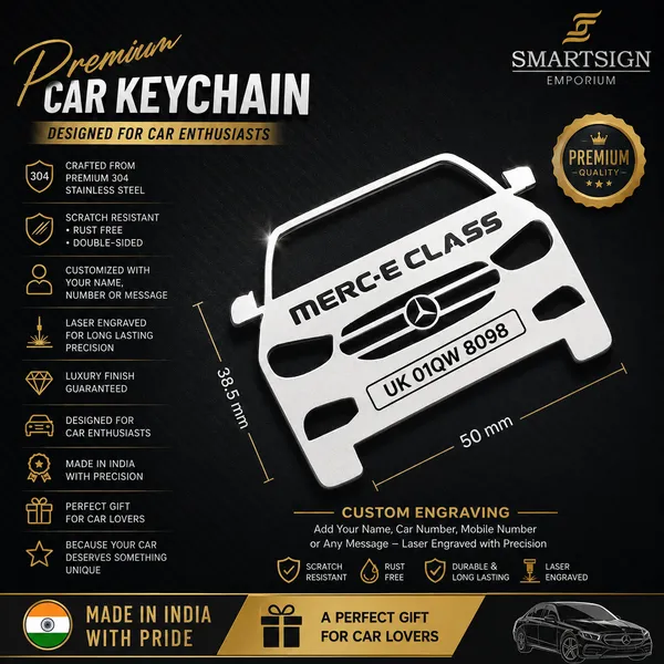 Mercedes_Benz_E_Class_2022_Model_Car_Key_Chain
