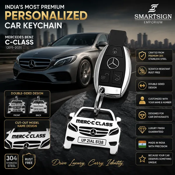 Mercedes_Benz_C_Class_Model_Car_Key_Chain