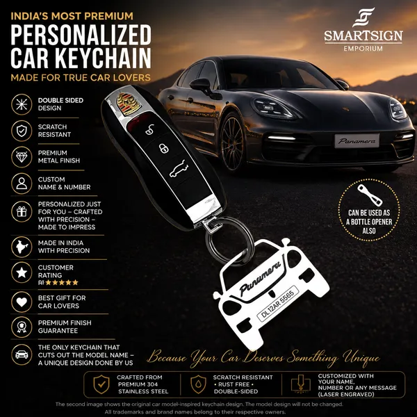Porsche_Panamera_Model_Car_Key_Chain