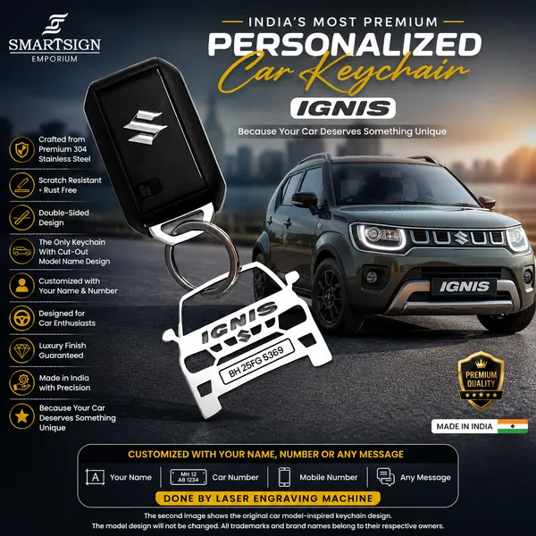 Maruti_Suzuki_Ignis_Model_Car_Key_Chain