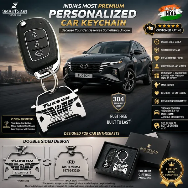 Hyundai_Tucson_2020_Model_Car_Key_Chain
