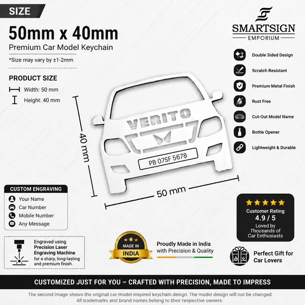 Mahindra_Verito_Model_Car_Key_Chain