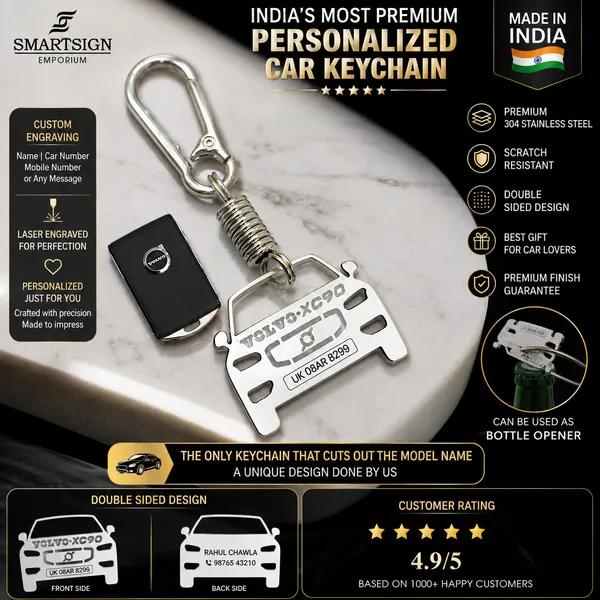 Volvo_Xc90_Model_Car_Key_Chain