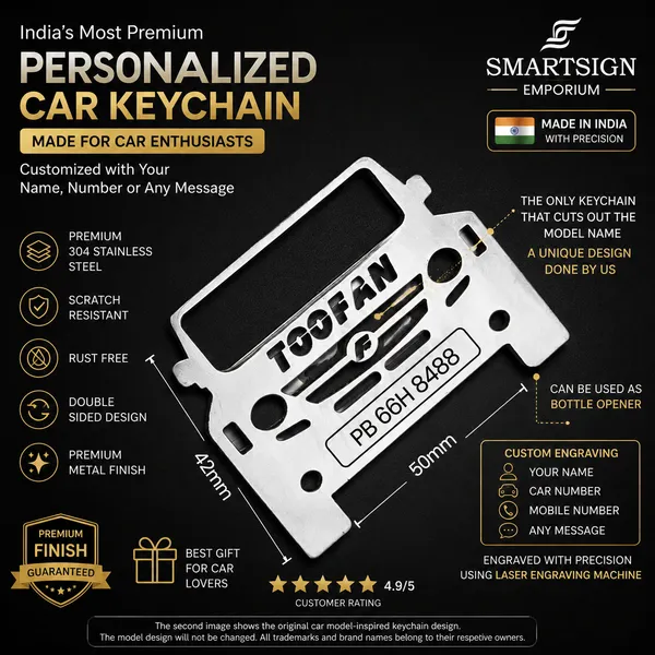 Force_Toofan_Model_Car_Key_Chain