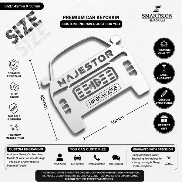 Mg_Majestor_Model_Car_Key_Chain
