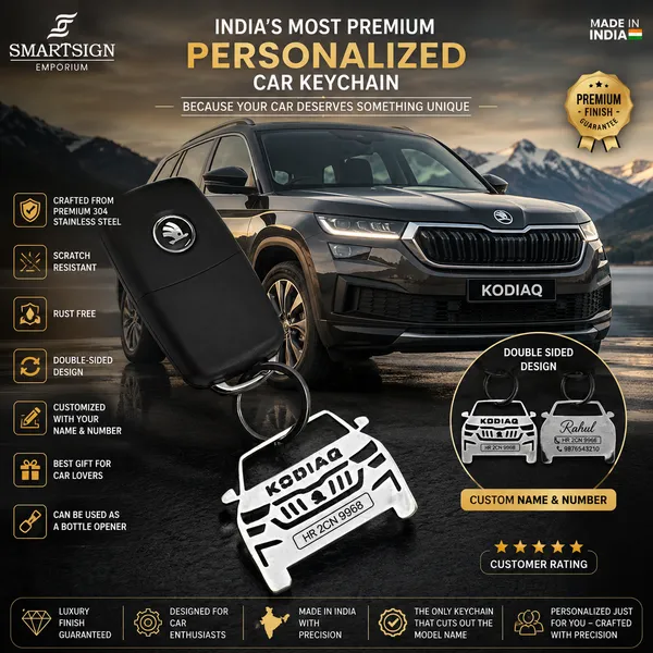 Skoda_Kodiaq_Model_Car_Key_Chain
