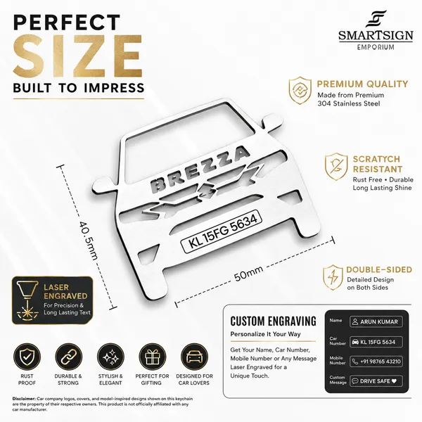 Maruti_Suzuki_Brezza_2023_Car_Key_Chain