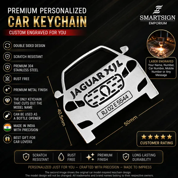 Jaguar_Xjl_Model_Car_Keychain