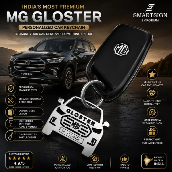 Mg_Gloster_Car_Key_Chain
