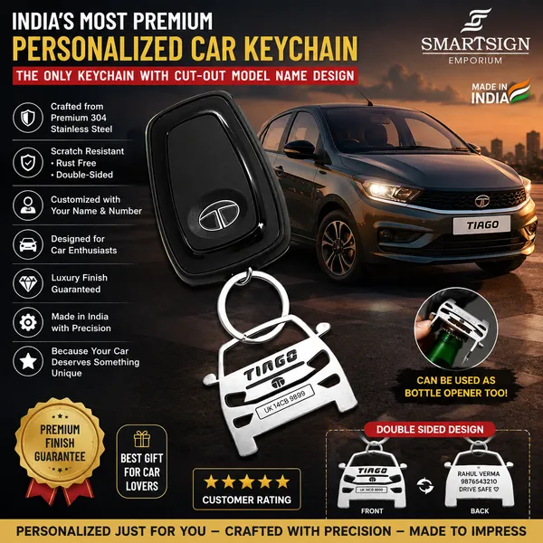 Tata_Tiago_Model_Car_Key_Chain