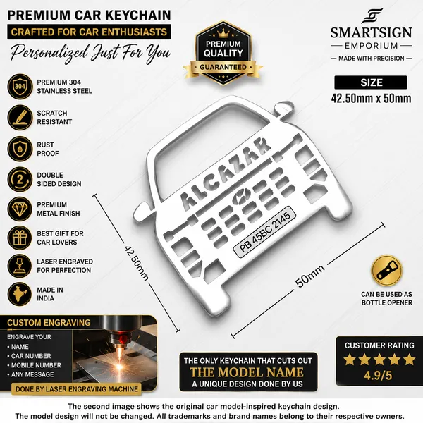Hyundai_Alcazar_2024_Car_Key_Chain
