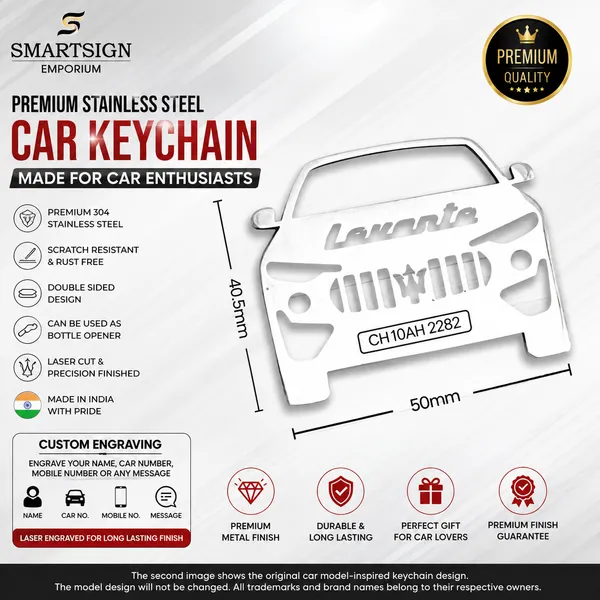 Maserati_Levante_Model_Car_Key_Chain