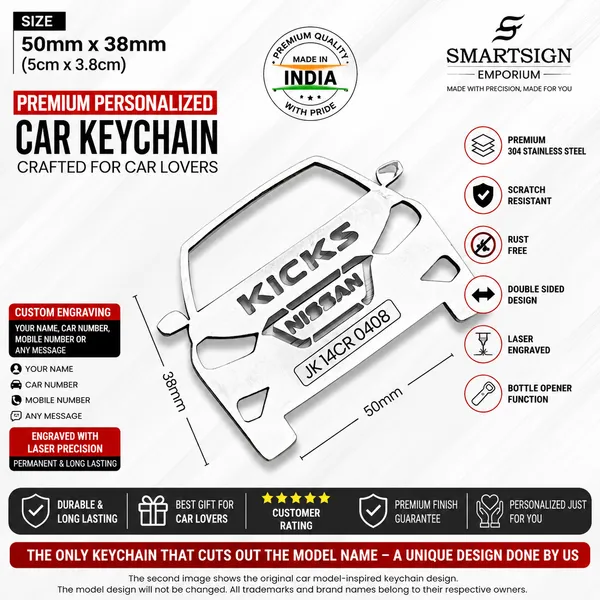 Nissan_Kicks_Model_Car_Key_Chain