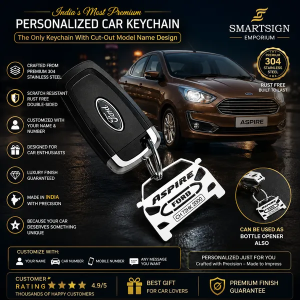 Ford_Aspire_Model_Car_Key_Chain