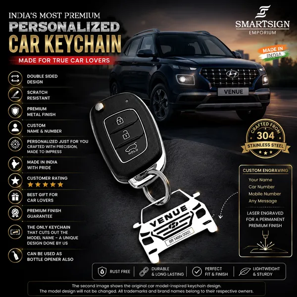 Hyundai_Venue_2020-2023_Car_Key_Chain