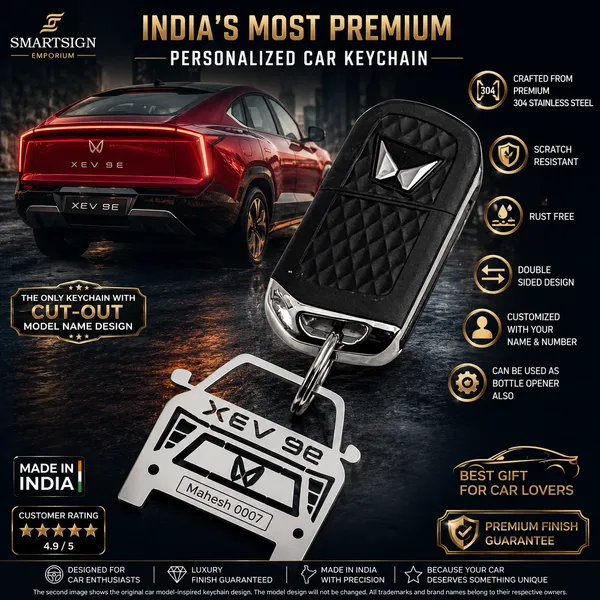 Mahindra_Xev_9E_Model_Car_Key_Chain