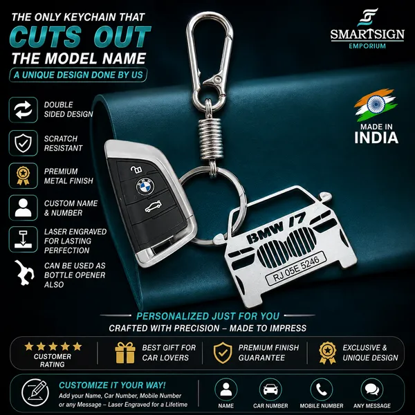 Bmw_I7_Model_Car_Key_Chain