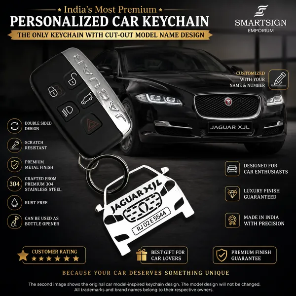 Jaguar_Xjl_Model_Car_Key_Chain