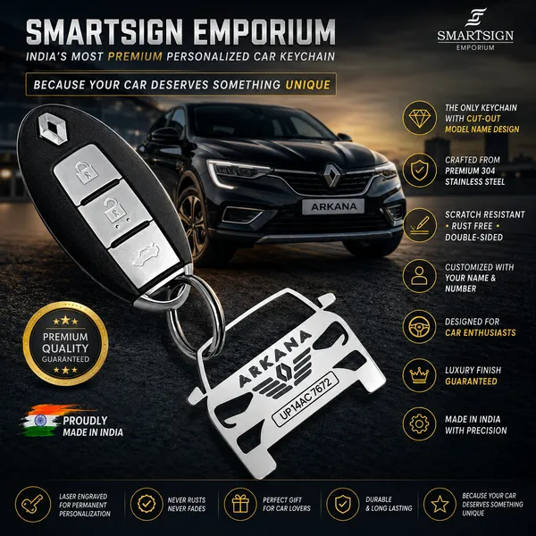 Renault_Arkana_Model_Car_Key_Chain