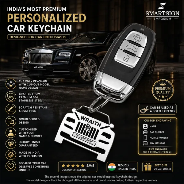 Rolls_Royce_Wraith_Model_Car_Key_Chain
