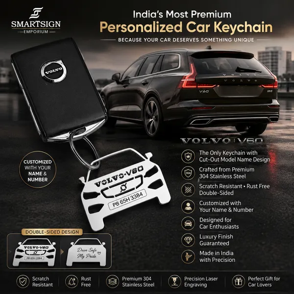 Volvo_V60_Model_Car_Key_Chain
