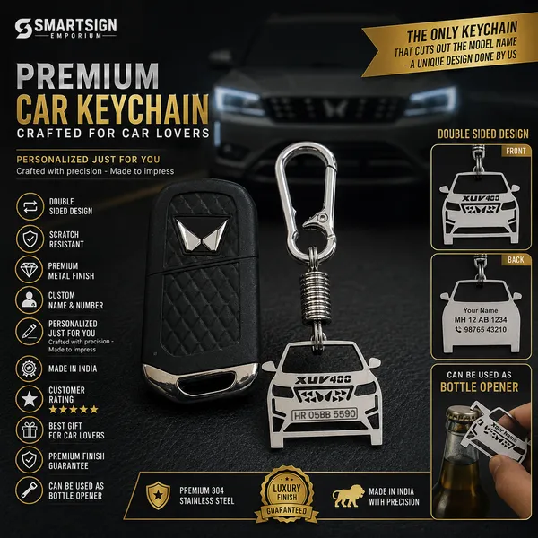 Mahindra_Xuv400_Model_Car_Keychain