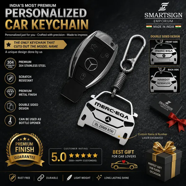 Mercedes_Benz_Eqa_Model_Car_Key_Chain