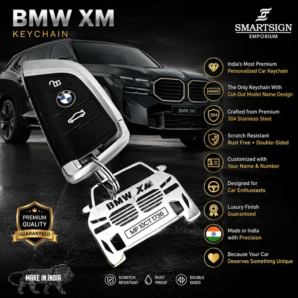 Bmw_Xm_Model_Car_Key_Chain