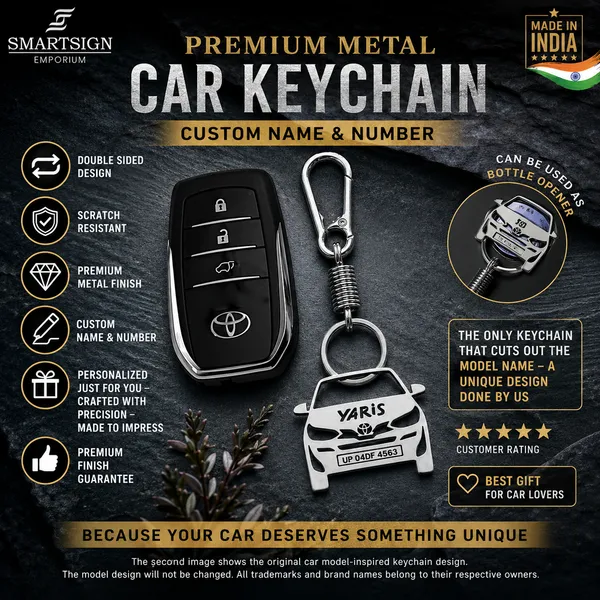 Toyota_Yaris_Model_Car_Key_Chain