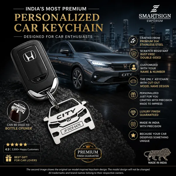Honda_City_Model_Car_Key_Chain