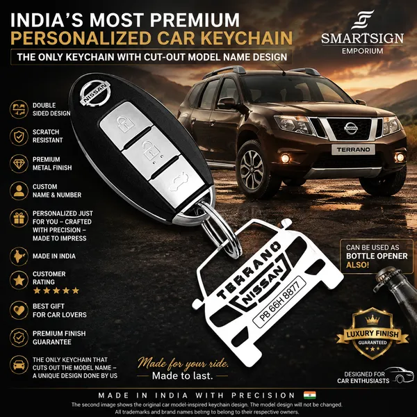 Nissan_Terrano_Model_Car_Key_Chain