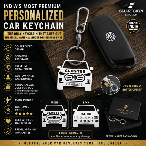 Mg_Gloster_Car_Key_Chain