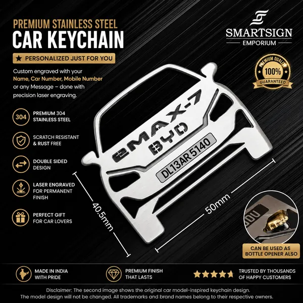 Byd_Emax_7_Model_Car_Key_Chain