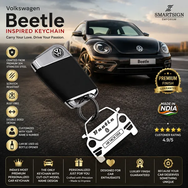 Volkswagen_Beetle_Model_Car_Key_Chain