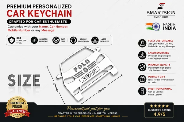 Volkswagen_Polo_Model_Car_Key_Chain