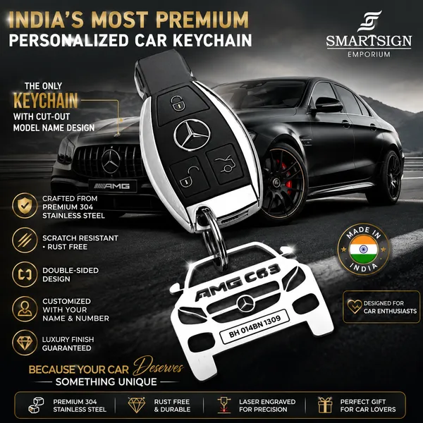 Mercedes_Benz_Amg_C63_Model_Car_Keychain