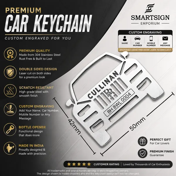 Rolls_Royce_Cullinan_Model_Car_Key_Chain