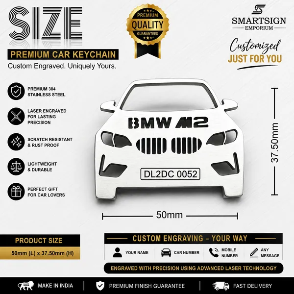 Bmw_M2_Model_Car_Key_Chain