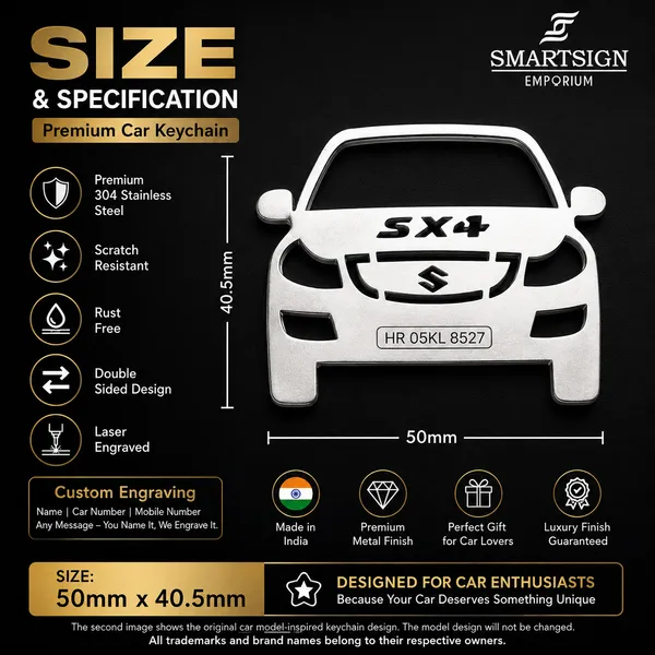 Maruti_Suzuki_Sx4_Model_Car_Key_Chain