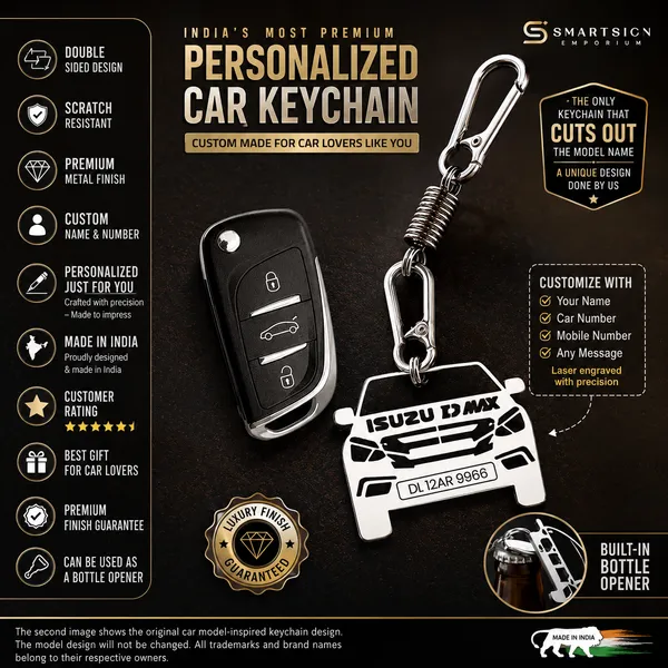 Isuzu_D-Max_Model_Car_Key_Chain