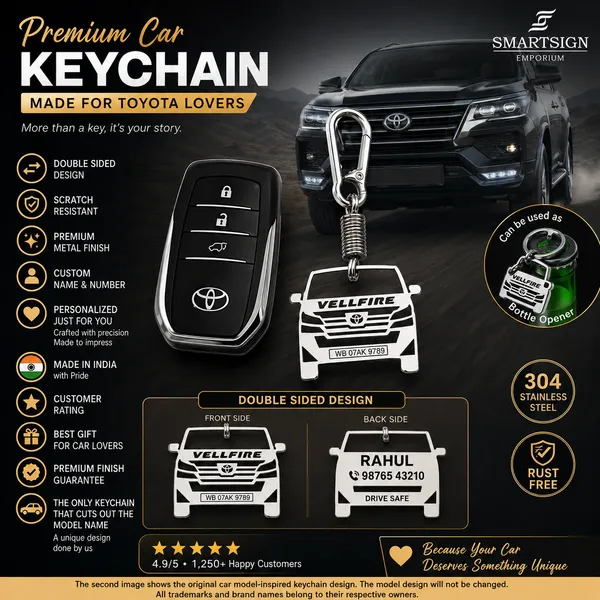 Toyota_Vellfire_Model_Car_Key_Chain