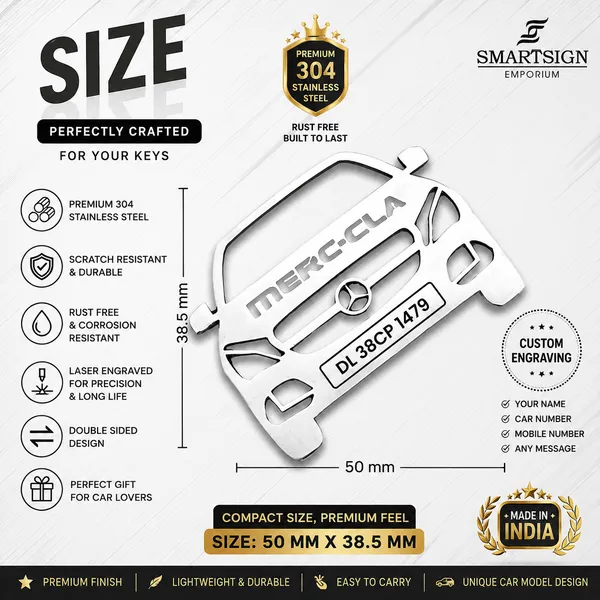 Mercedes_Benz_Cla_Model_Car_Key_Chain