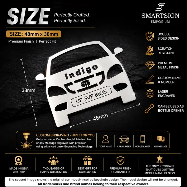 Tata_Indigo_Model_Car_Key_Chain