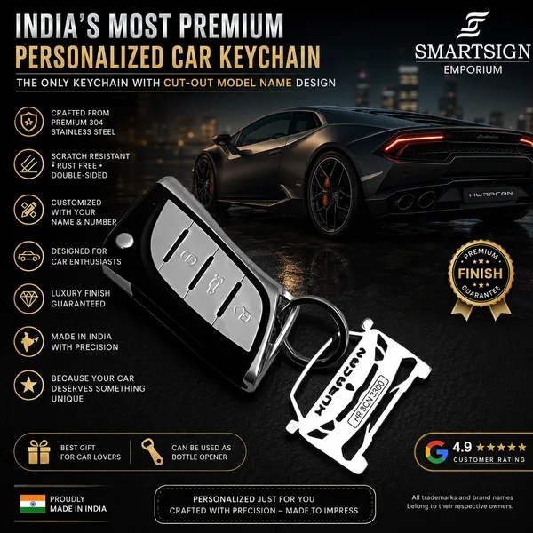 Lamborghini_Huracan_Model_Car_Key_Chain